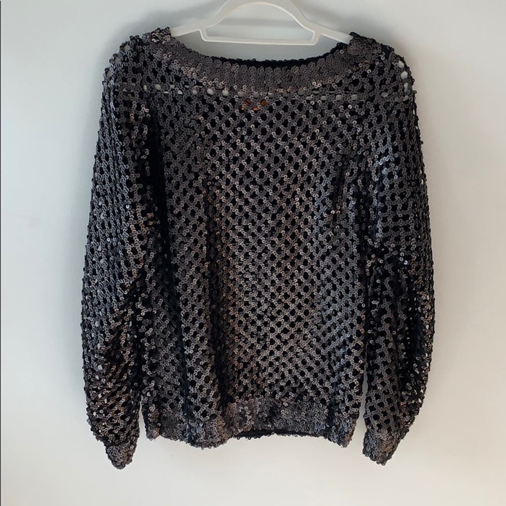 Tory Burch wool sequin sweater